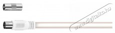 Hama 205218 FIC 1,5m FM antenna kábel - fehér Tv kiegészítők - Kábel / csatlakozó - Koax antenna kábel - 379869