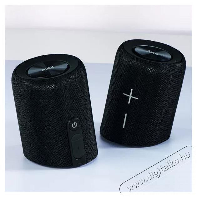 Hama BLUETOOTH HANGSZ&Oacute;R&Oacute; TWIN 2.0, 20W, V&Iacute;Z&Aacute;LL&Oacute;, FEKETE (188220) Audio-Video / Hifi / Multim&eacute;dia - Hordozhat&oacute;, vezet&eacute;k n&eacute;lk&uuml;li / bluetooth hangsug&aacute;rz&oacute; - Hordozhat&oacute;, vezet&eacute;k n&eacute;lk&uuml;li / bluetooth hangsug&aacute;rz&oacute; - 399224
