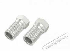 Hama FIC szerelhető 5,5mm menetes SAT F dugó 2db Tv kiegészítők - Kábel / csatlakozó - S-video kábel - 413755