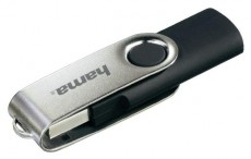 Hama Rotate 90891 8GB USB2.0 fekete-sz&uuml;rke Flash Drive - Mem&oacute;ria k&aacute;rtya / Pendrive - Pendrive - 459128
