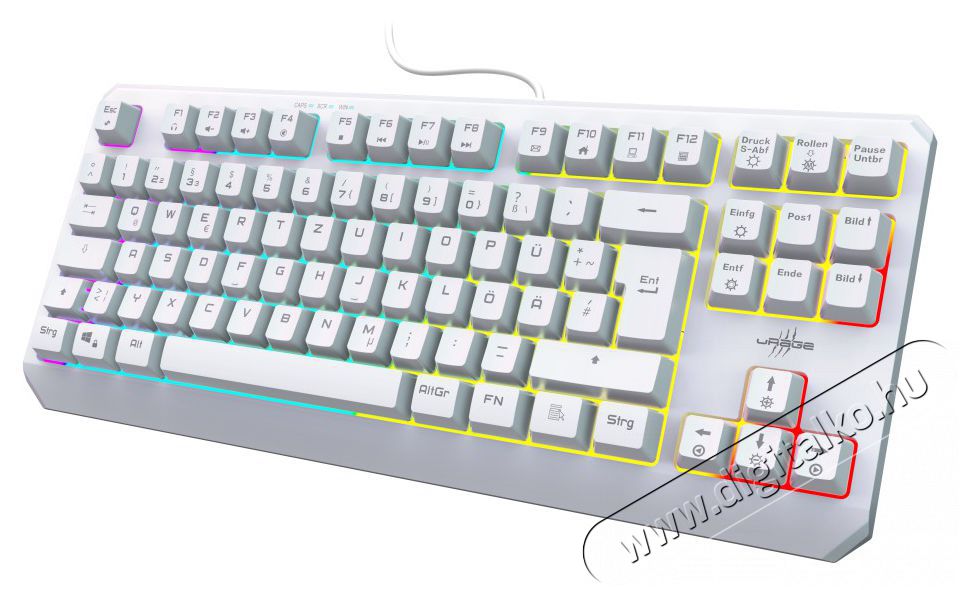 Hama GAMING URAGE EXODUS 220TKL BILL.,RGB, FEH&Eacute;R Iroda &eacute;s sz&aacute;m&iacute;t&aacute;stechnika - Billentyűzet / billentyűzet szett - Vezet&eacute;kes - 493299