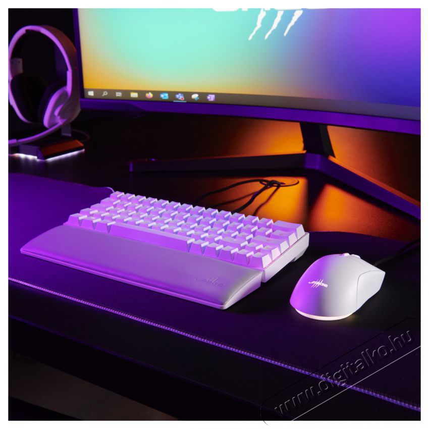Hama GAMING URAGE EXODUS 760TKL MECH.MINI BILL.,RGB, RED SWITCH, FEH&Eacute;R (13217829) Iroda &eacute;s sz&aacute;m&iacute;t&aacute;stechnika - Billentyűzet / billentyűzet szett - Vezet&eacute;kes - 495322