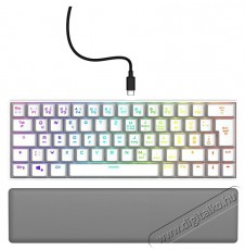 Hama GAMING URAGE EXODUS 760TKL MECH.MINI BILL.,RGB, RED SWITCH, FEH&Eacute;R (13217829) Iroda &eacute;s sz&aacute;m&iacute;t&aacute;stechnika - Billentyűzet / billentyűzet szett - Vezet&eacute;kes - 495322