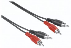 Hama 00205087 2RCA-2RCA ÖSSZEKÖTŐKÁBEL 5,0M Fotó-Videó kiegészítők - Kábel - Egyéb kábel - 506549