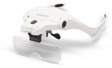 HANDY 10792 LED lencse szettel fejpántos nagyító Távcsövek / Optika - Nagyító - Fejre helyezhető nagyító - 394276