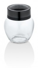 HANE IRIS Mono üveg fűszertartó 210ml, fekete vagy fehér színű HN-1213 Háztartás / Otthon / Kültér - Lakásfelszerelés - Tároló - 508725