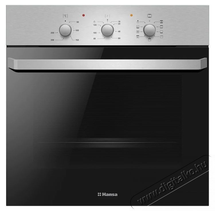 Hansa BOEI681621 be&eacute;p&iacute;thető s&uuml;tő, 62 l, 8 funkci&oacute;s, Grill, D energiaoszt&aacute;ly, Rozsdamentes ac&eacute;l Konyhai term&eacute;kek - S&uuml;tő-főzőlap, tűzhely (be&eacute;p&iacute;thető) - S&uuml;tő (be&eacute;p&iacute;thető) - 537855