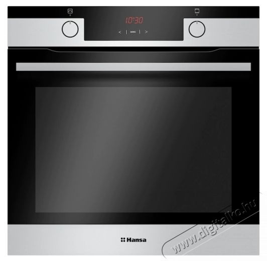 Hansa BOEIS694097 be&eacute;p&iacute;thető s&uuml;tő, 77 l, 11 funkci&oacute;s, Grill, Időz&iacute;tő, D energiaoszt&aacute;ly, Rozsdamentes ac&eacute;l Konyhai term&eacute;kek - S&uuml;tő-főzőlap, tűzhely (be&eacute;p&iacute;thető) - S&uuml;tő (be&eacute;p&iacute;thető) - 537857
