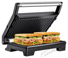 Hausmeister HM 8811 Panini sütő, 1000 W, fekete Konyhai termékek - Konyhai kisgép (sütés / főzés / hűtés / ételkészítés) - Kontakt grill sütő / sütőlap - 495050