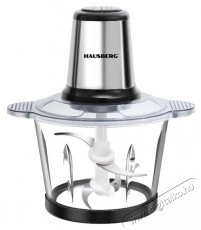 HAUSBERG HB-4505IN(4) 400W ezüst konyhai aprító réz motorral Konyhai termékek - Konyhai kisgép (előkészítés / feldolgozás) - Aprító / daráló - 501709