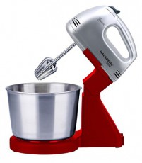 HAUSBERG HB-3551RS 250W piros-ezüst tálas mixer réz motorral Konyhai termékek - Konyhai kisgép (előkészítés / feldolgozás) - Tálas mixer - 502550