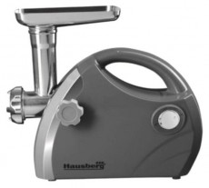 HAUSBERG HB-3430GR 1800W szürke elektromos húsdaráló réz motor Konyhai termékek - Konyhai kisgép (előkészítés / feldolgozás) - Húsdaráló - 505142