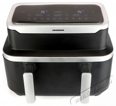 Heinner HAF-DDB9BK26 Dupla forr&oacute; levegős s&uuml;tő Konyhai term&eacute;kek - Konyhai kisg&eacute;p (s&uuml;t&eacute;s / főz&eacute;s / hűt&eacute;s / &eacute;telk&eacute;sz&iacute;t&eacute;s) - L&eacute;gkever&eacute;ses főzőg&eacute;p / elektromos kukta / multifunkci&oacute;s s&uuml;tő - 531160