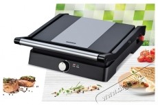 Heinner SunriseGrill HEPG-F2000BKSS Elektromos grill, Tapad&aacute;smentes, 180 nyit&aacute;s, &Aacute;ll&iacute;that&oacute; hőm&eacute;rs&eacute;klet, Fekete/Inox Konyhai term&eacute;kek - Konyhai kisg&eacute;p (s&uuml;t&eacute;s / főz&eacute;s / hűt&eacute;s / &eacute;telk&eacute;sz&iacute;t&eacute;s) - Kontakt grill s&uuml;tő / s&uuml;tőlap - 533470