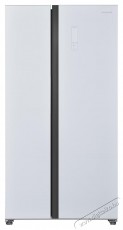 Heinner HSBS-H442NFGWHE++ Side by side hűtő, 442 l, M:177cm, Total NoFrost, Display, E energiaoszt&aacute;ly, Feh&eacute;r Konyhai term&eacute;kek - Hűtő, fagyaszt&oacute; (be&eacute;p&iacute;thető) - Amerikai t&iacute;pus&uacute; Side By Side hűtő - 535266