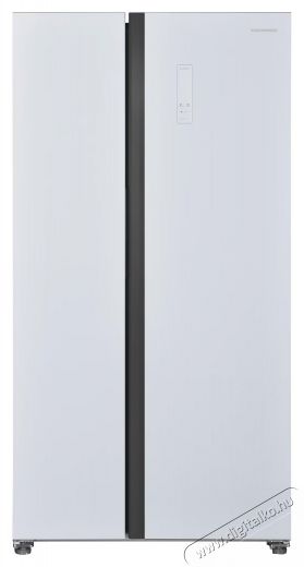 Heinner HSBS-HM532NFGWHE++ Side by side hűtőszekr&eacute;ny, 532 l, No Frost, LED kijelző, E energiaoszt&aacute;ly, Smart, Nyitott ajt&oacute; riaszt&oacute;, M 177 cm, Feh&eacute;r Konyhai term&eacute;kek - Hűtő, fagyaszt&oacute; (szabadon&aacute;ll&oacute;) - Amerikai t&iacute;pus&uacute; Side By Side hűtő - 535271