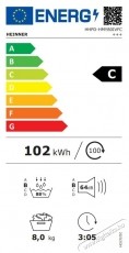 Heinner HHPD-HMY80IVFC+++ hőszivatty&uacute;s sz&aacute;r&iacute;t&oacute;g&eacute;p, 8 kg, C energiaoszt&aacute;ly, inverteres motor, feh&eacute;r H&aacute;ztart&aacute;s / Otthon / K&uuml;lt&eacute;r - Mos&oacute;g&eacute;p / sz&aacute;r&iacute;t&oacute;g&eacute;p - Sz&aacute;r&iacute;t&oacute;g&eacute;p - 536853