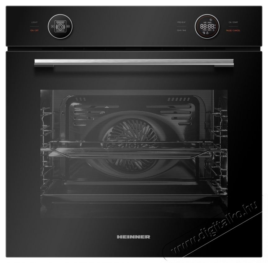 Heinner HBO-M7210GCDRC-GBK be&eacute;p&iacute;thető s&uuml;tő, 72l, 10 funkci&oacute;, A+ energiaoszt&aacute;ly, digit&aacute;lis időz&iacute;tő, &eacute;rintők&eacute;pernyő, grill, ventil&aacute;ci&oacute;, pizza funkci&oacute;, leolvaszt&aacute;s funkci&oacute;, vil&aacute;g&iacute;t&aacute;s, kijelzőz&aacute;r, katalitikus &ouml;ntiszt&iacute;t&aacute;s, kivehető dupla &uuml;veg, fekete &uuml;veg Konyhai term&eacute;kek - S&uuml;tő-főzőlap, tűzhely (be&eacute;p&iacute;thető) - S&uuml;tő (be&eacute;p&iacute;thető) - 537867