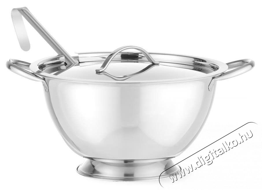 Hendi 434208 Levesest&aacute;l fedővel + merőkan&aacute;l, 2,7 l Konyhai term&eacute;kek - Ed&eacute;ny - Egy&eacute;b ed&eacute;ny - 527282