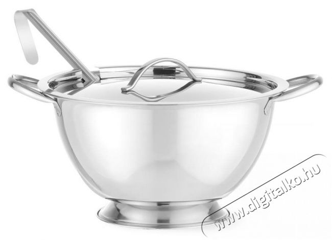 Hendi 434208 Levesest&aacute;l fedővel + merőkan&aacute;l, 2,7 l Konyhai term&eacute;kek - Ed&eacute;ny - Egy&eacute;b ed&eacute;ny - 527282