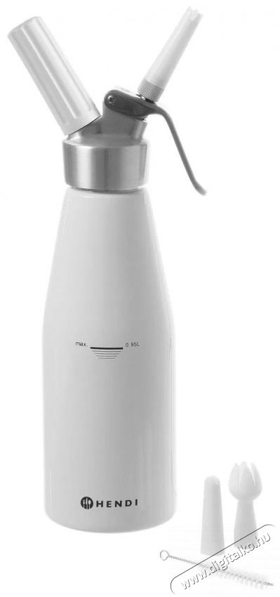 Hendi 588369 KL Habszifon, 0,5 l, feh&eacute;r Konyhai term&eacute;kek - Konyhai eszk&ouml;z - Egy&eacute;b konyhai eszk&ouml;z - 527254