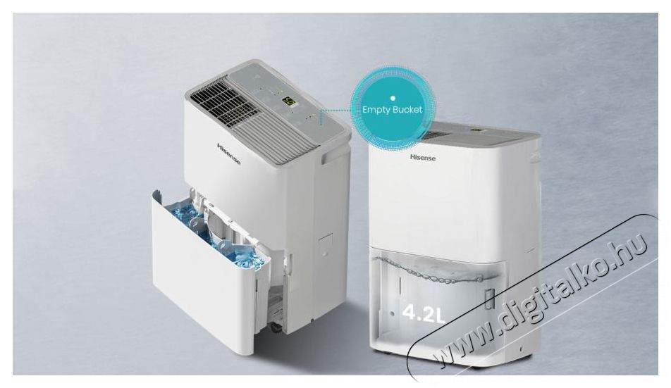 Hisense D20HW P&aacute;ramentes&iacute;tő (20L/nap) Sz&eacute;ps&eacute;g&aacute;pol&aacute;s / Eg&eacute;szs&eacute;g - L&eacute;gtiszt&iacute;t&oacute; / p&aacute;r&aacute;s&iacute;t&oacute; / p&aacute;r&aacute;tlan&iacute;t&oacute; - P&aacute;ramentes&iacute;tő - 499746