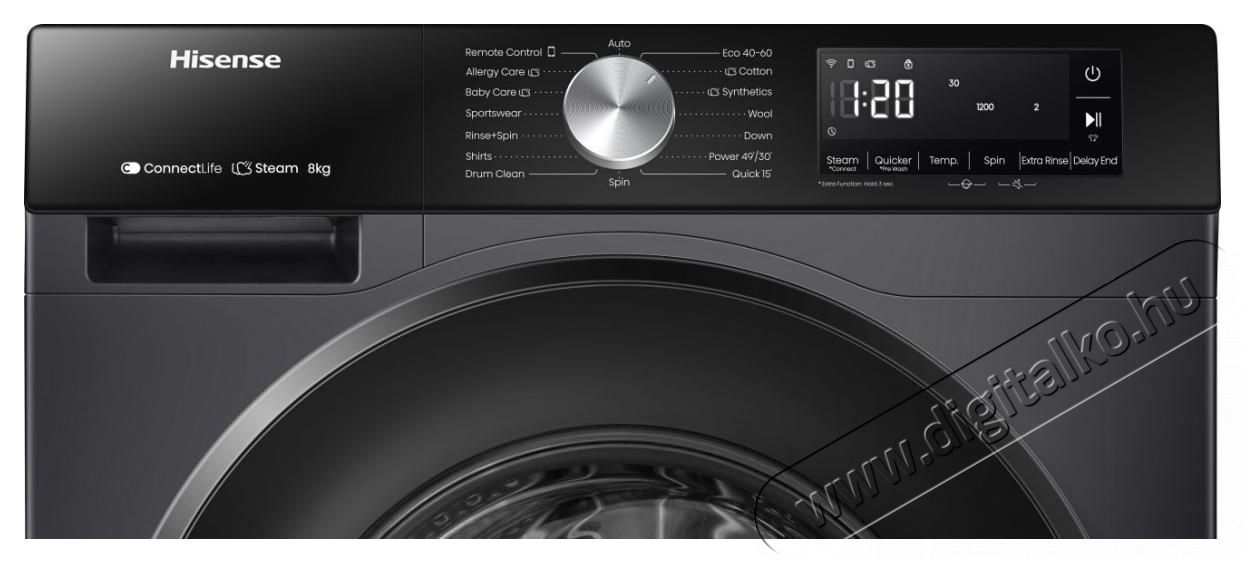 Hisense WF3S8043BB3 MOS&Oacute;G&Eacute;P EL&Ouml;LT&Ouml;LTŐS H&aacute;ztart&aacute;s / Otthon / K&uuml;lt&eacute;r - Mos&oacute;g&eacute;p / sz&aacute;r&iacute;t&oacute;g&eacute;p - El&ouml;lt&ouml;ltős norm&aacute;l (60cm-ig) mos&oacute;g&eacute;p - 501675