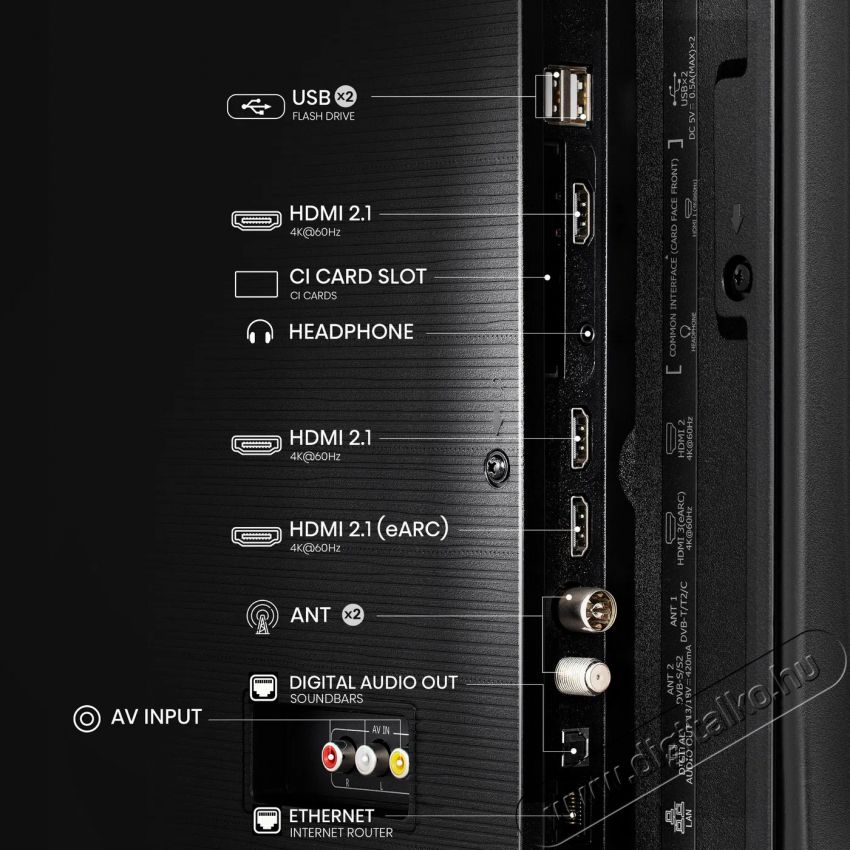 Hisense 43E7Q Telev&iacute;zi&oacute;k - LED telev&iacute;zi&oacute; - UHD 4K felbont&aacute;s&uacute; - 505854