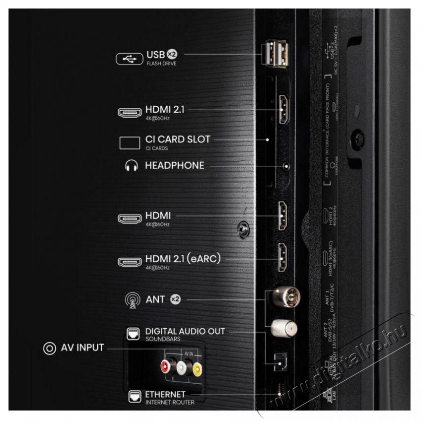 Hisense 50A6Q Telev&iacute;zi&oacute;k - LED telev&iacute;zi&oacute; - UHD 4K felbont&aacute;s&uacute; - 511970
