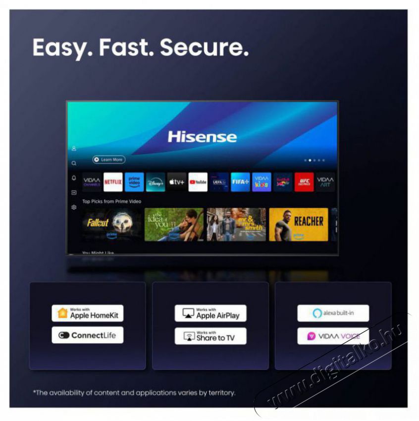 Hisense 65U7Q Telev&iacute;zi&oacute;k - LED telev&iacute;zi&oacute; - UHD 4K felbont&aacute;s&uacute; - 511965