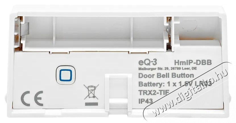 Homematic IP  HmIP-DBB IP Csengő H&aacute;ztart&aacute;s / Otthon / K&uuml;lt&eacute;r - Lak&aacute;sfelszerel&eacute;s - Csengő - 522967
