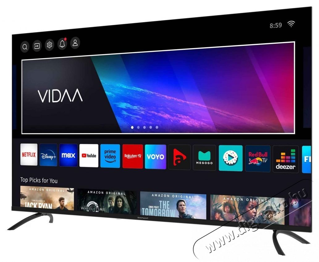 Horizon Diamant 43HL5530U/C LED Telev&iacute;zi&oacute;, 109 cm, Smart, 4K Ultra HD, F energiaoszt&aacute;ly Telev&iacute;zi&oacute;k - LED telev&iacute;zi&oacute; - UHD 4K felbont&aacute;s&uacute; - 535315