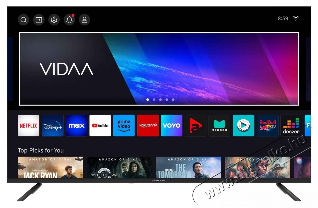 Horizon Diamant 43HL5530U/C LED Telev&iacute;zi&oacute;, 109 cm, Smart, 4K Ultra HD, F energiaoszt&aacute;ly Telev&iacute;zi&oacute;k - LED telev&iacute;zi&oacute; - UHD 4K felbont&aacute;s&uacute; - 535315