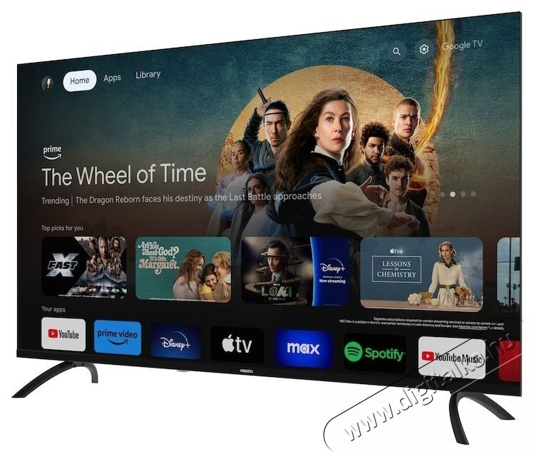 Horizon 65HL7590U/D LED TV (2024-es modell), 164 cm, Smart Google TV, 4K Ultra HD, F energiaoszt&aacute;ly Telev&iacute;zi&oacute;k - LED telev&iacute;zi&oacute; - UHD 4K felbont&aacute;s&uacute; - 535325