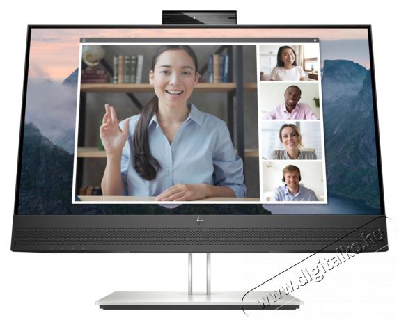 HP Monitor 23.8 E24mv G4 Conferencing 23.8 FHD AG IPS 1920x1080, 16:9, 1000:1, 250cd, 5ms, VGA, HDMI, DisplayPort Iroda &eacute;s sz&aacute;m&iacute;t&aacute;stechnika - Monitor - Monitor - 484024
