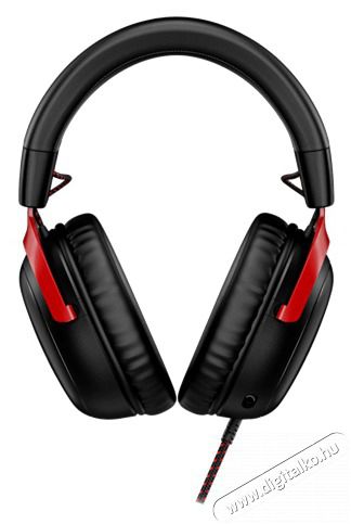 HP HyperX Cloud III fekete-piros gamer headset Audio-Video / Hifi / Multim&eacute;dia - F&uuml;l &eacute;s Fejhallgat&oacute;k - Fejhallgat&oacute; mikrofonnal / headset - 496865