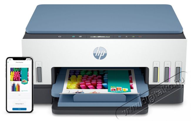 HP Smart Tank Wireless 675 All-in-One Nyomtat&oacute; Iroda &eacute;s sz&aacute;m&iacute;t&aacute;stechnika - Nyomtat&oacute; - Multifunkci&oacute;s (tintasugaras) - 530595