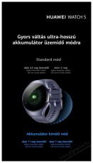 Huawei Watch 5 46 mm Purple Mobil / Kommunik&aacute;ci&oacute; / Smart - Okos eszk&ouml;z - Okos&oacute;ra - 527326