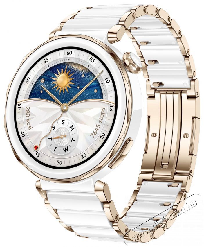 Huawei Watch GT 5 Pro 42 mm Ceramic Mobil / Kommunik&aacute;ci&oacute; / Smart - Okos eszk&ouml;z - Okos&oacute;ra - 522058
