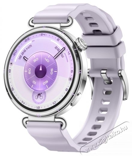 Huawei Watch GT 6 okos&oacute;ra, 41MM, Steel Stainless Steel Case, Purple Fluoroelastomer Strap Mobil / Kommunik&aacute;ci&oacute; / Smart - Okos eszk&ouml;z - Okos&oacute;ra - 533518