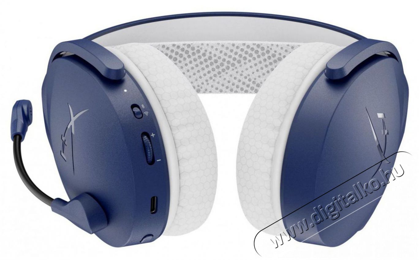HyperX Cloud Jet Dual Wireless Gaming Headset Light Blue Audio-Video / Hifi / Multim&eacute;dia - F&uuml;l &eacute;s Fejhallgat&oacute;k - Fejhallgat&oacute; mikrofonnal / headset - 518785