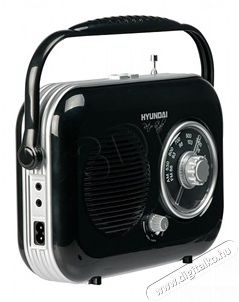 Hyundai PR100 hordozhat&oacute; r&aacute;di&oacute; - fekete Audio-Video / Hifi / Multim&eacute;dia - R&aacute;di&oacute; / &oacute;r&aacute;s r&aacute;di&oacute; - Hordozhat&oacute;, zseb-, t&aacute;ska r&aacute;di&oacute; - 291784