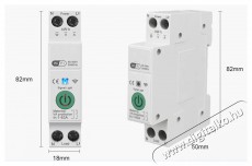 IMMAX NEO Smart egyf&aacute;zis&uacute; elektronikus biztos&iacute;t&eacute;k, 1-63 A, fogyaszt&aacute;sm&eacute;r&eacute;s, Zigbee 3.0 H&aacute;ztart&aacute;s / Otthon / K&uuml;lt&eacute;r - Okos otthon - Kieg&eacute;sz&iacute;tő - 522138