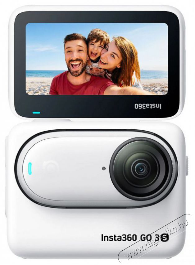 Insta360 GO 3S 128GB feh&eacute;r sportkamera F&eacute;nyk&eacute;pezőg&eacute;p / kamera - Sport kamera - 4K felbont&aacute;s&uacute; - 514320
