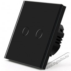 iQtech Millennium, Zigbee 2x NoN kapcsol&oacute; Smartlife, fekete H&aacute;ztart&aacute;s / Otthon / K&uuml;lt&eacute;r - Egy&eacute;b h&aacute;ztart&aacute;si term&eacute;k - 522167