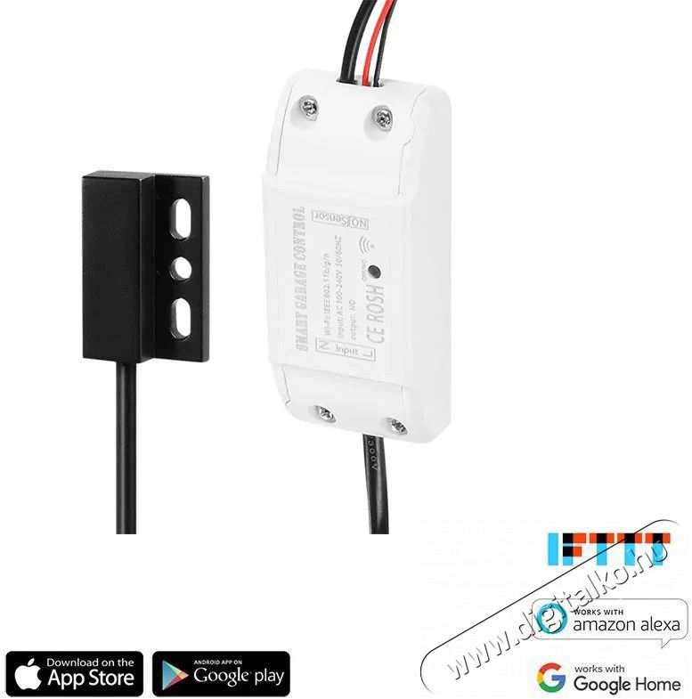 iQtech SmartLife SB003, WiFi rel&eacute; gar&aacute;zskapukhoz &eacute;s kapukhoz H&aacute;ztart&aacute;s / Otthon / K&uuml;lt&eacute;r - Egy&eacute;b h&aacute;ztart&aacute;si term&eacute;k - 522168