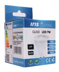 Iris Lighting GU107W4000K 7W 560lm 4000K GU10 LED fényforrás Háztartás / Otthon / Kültér - Világítás / elektromosság - GU10 foglalatú izzó - 386658