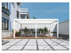 Iris MP-106WH fehér 6x4 m pergola Háztartás / Otthon / Kültér - Kültér / kerti termék / grill - Kerti bútor - 397807