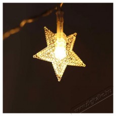 Iris Csillag alakú fix fényű/6m/meleg fehér/40db LED-es USB-s fénydekoráció Háztartás / Otthon / Kültér - Világítás / elektromosság - Hangulat teremtő világítás - 388994