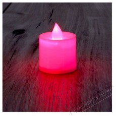 Iris Gyertya alakú fix fényű LED-es piros fénydekoráció 4db/csomag Háztartás / Otthon / Kültér - Világítás / elektromosság - Hangulat teremtő világítás - 388837